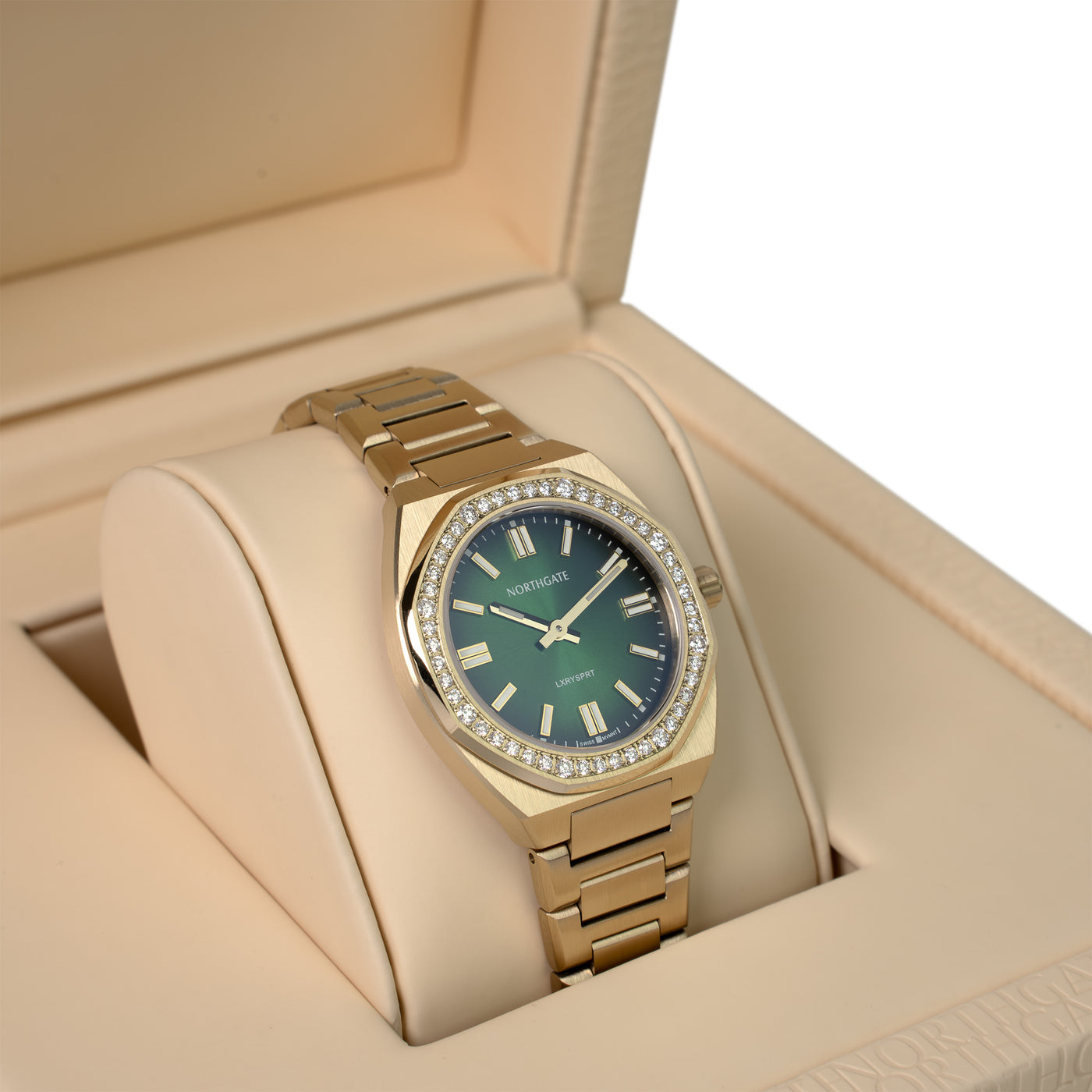 Club Diamond Emerald Green Gold - 34mm