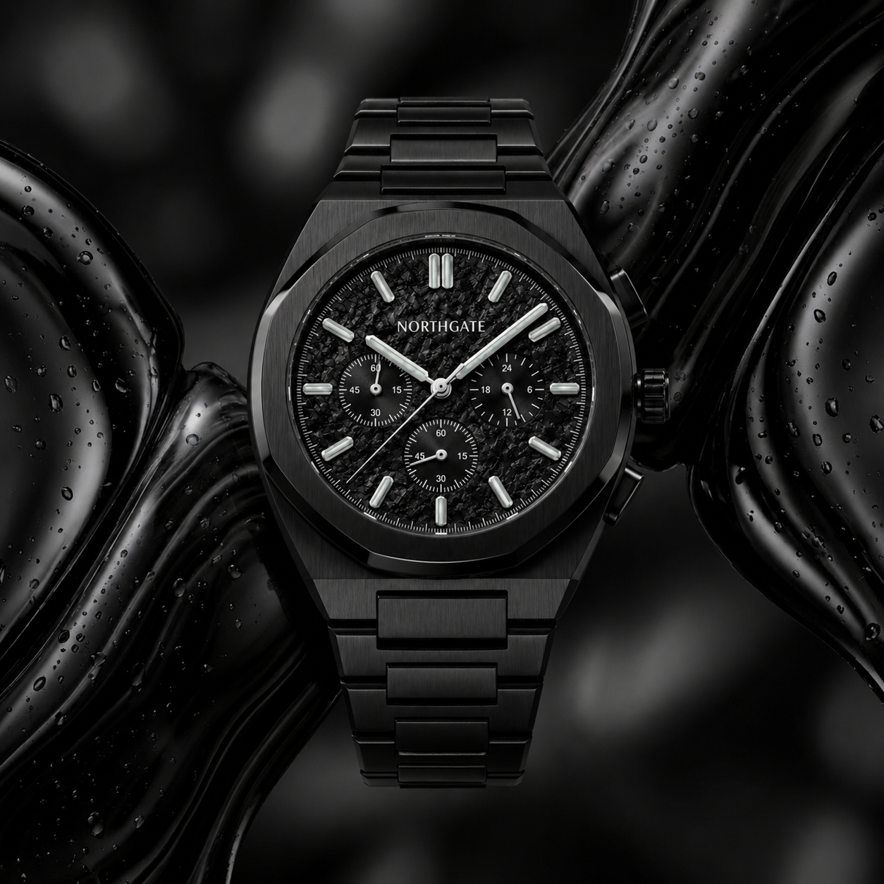 Club Chrono DLC Black Crystalized Titanium    (PRE-ORDER ONLY A FEW EXPECTED END SEPTEMBER 2026)