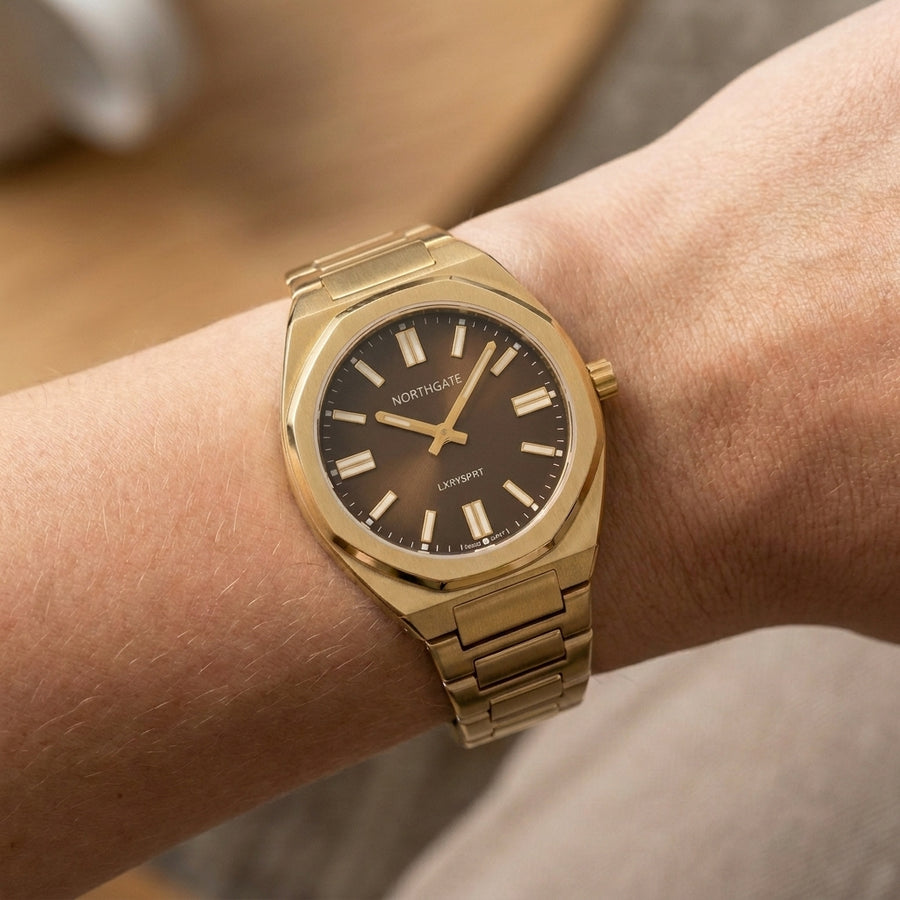 Club 34 Cinnamon brown Gold - 34mm