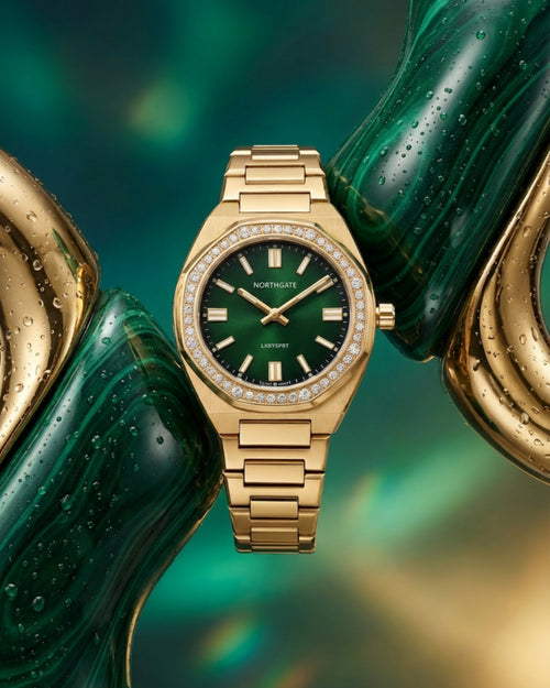 Northgate Club Diamond Emerald Green Gold (34mm) - (Limited Stock)