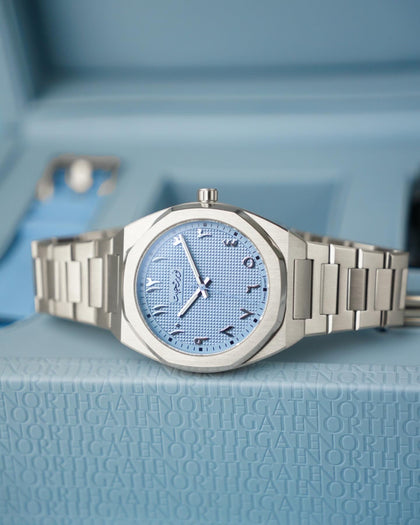 Club Automatic Sky Blue "Clou de Paris"  Swiss Automatic - 40mm