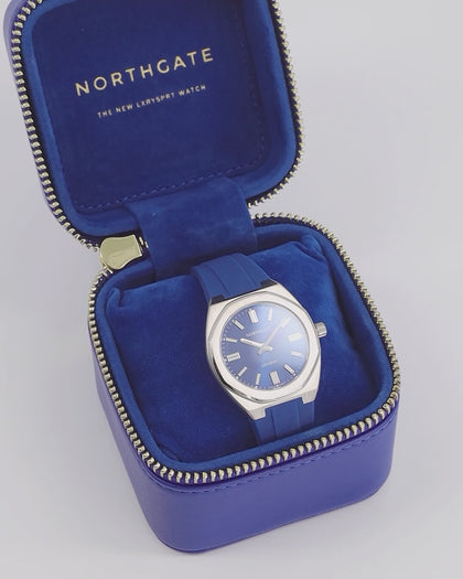 Northgate Club34 Mucata Blue rubber strap