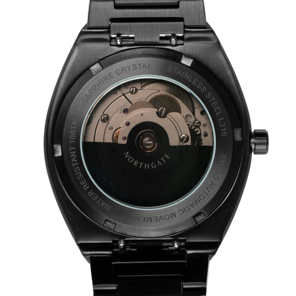 NEW Northgate Hyper Black Swiss Automatic (LOW STOCK) - Northgate Watches