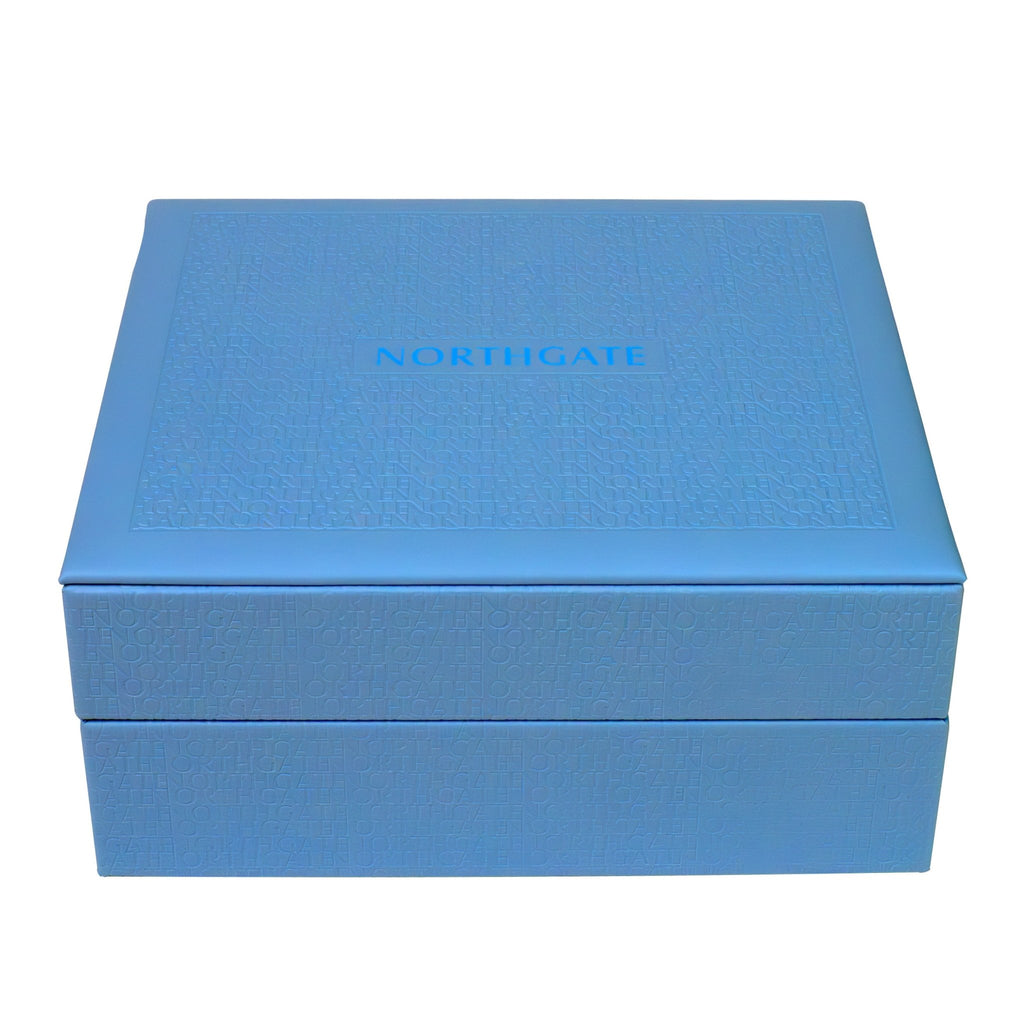 NEW Northgate Sky Blue "Clou de Paris" Swiss Automatic (only 35 available first half of October 2023) - Northgate Watches
