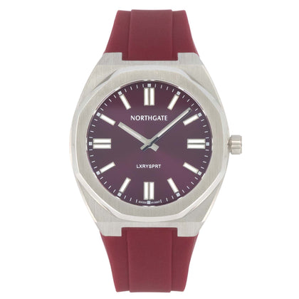 Northgate 40mm Cherry/Burgundy rubber strap (fits on 40mm models* delivered from 1 October 2022)