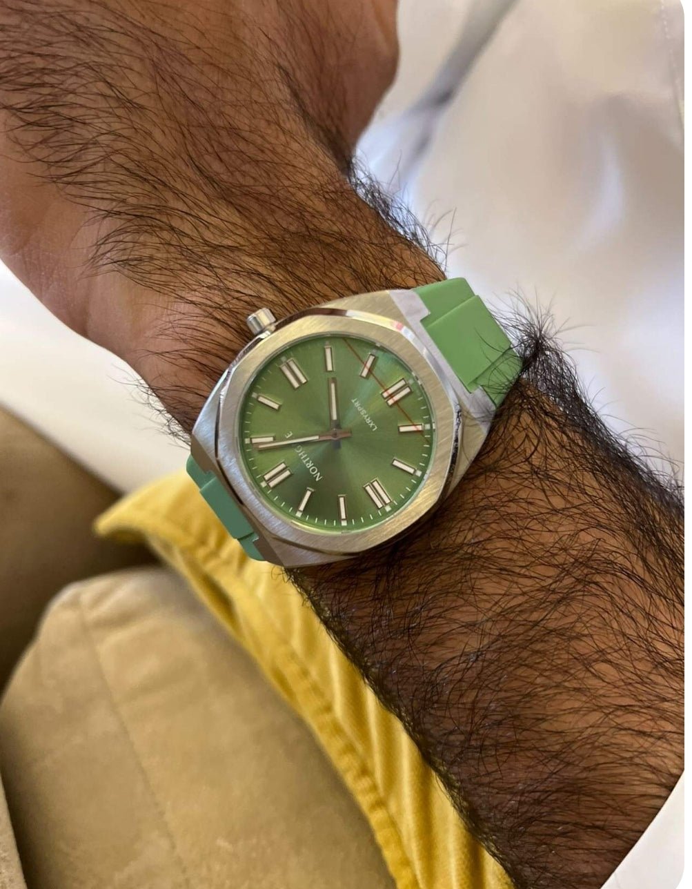Northgate 40mm Sage Green rubber strap (fits on 40mm models* delivered from March 2023)
