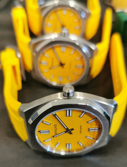 Northgate 40mm Yuma Yellow rubber strap (fits on 40mm models* delivered from 2023)