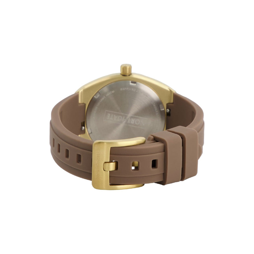 Northgate Club 34 Cinnamon brown Gold - Northgate Watches