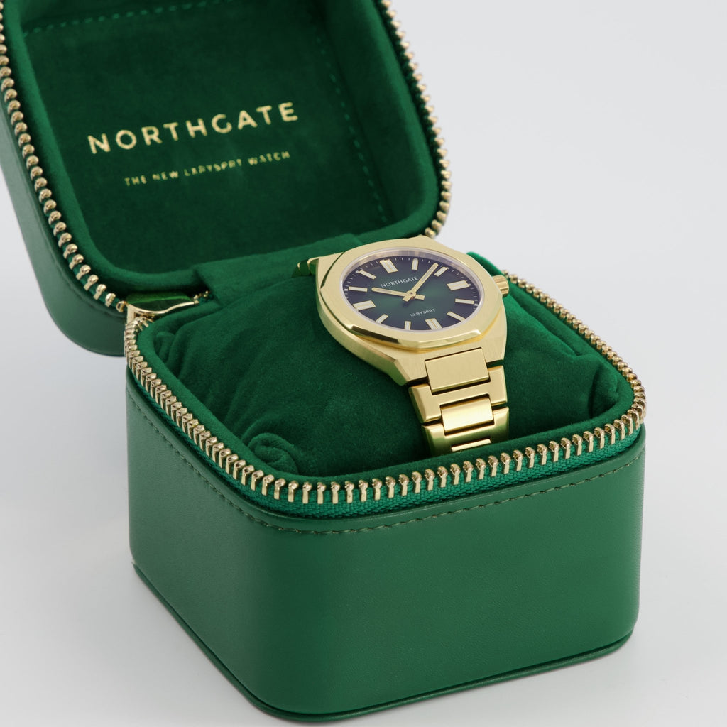 Northgate Club 34 Emerald Green Gold - Northgate Watches