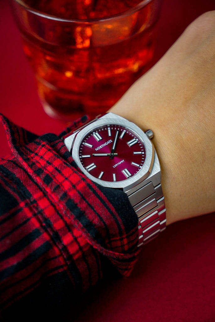 Northgate Club 40 Shiny Cherry (40mm) (NEW COLOR LIMITED STOCK) - Northgate Watches