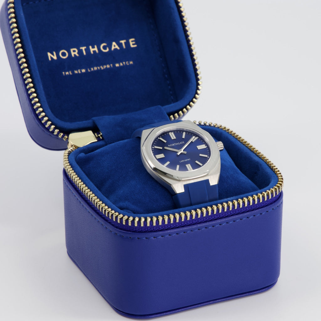 Northgate Club34 Mucata Blue rubber strap - Blue Ocean Europe BV
