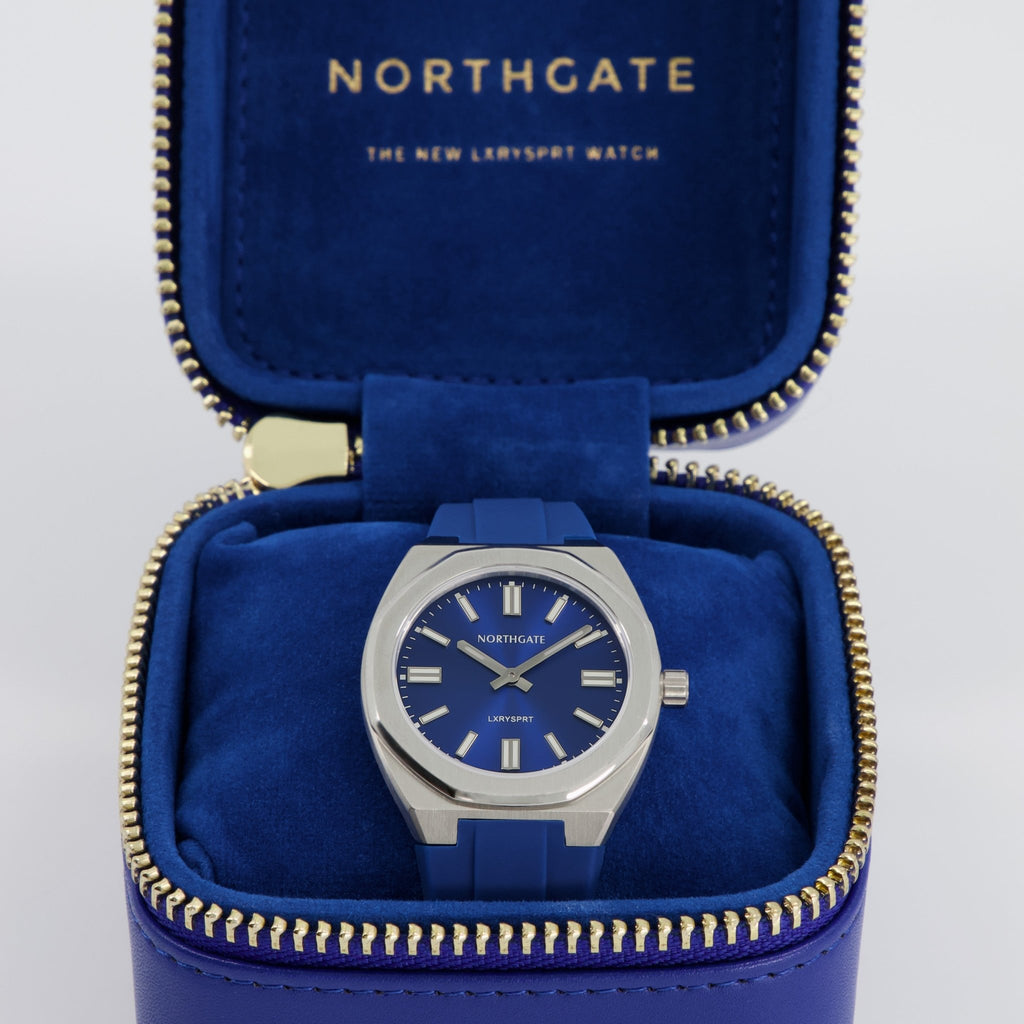 Northgate Club34 Mucata Blue rubber strap - Blue Ocean Europe BV