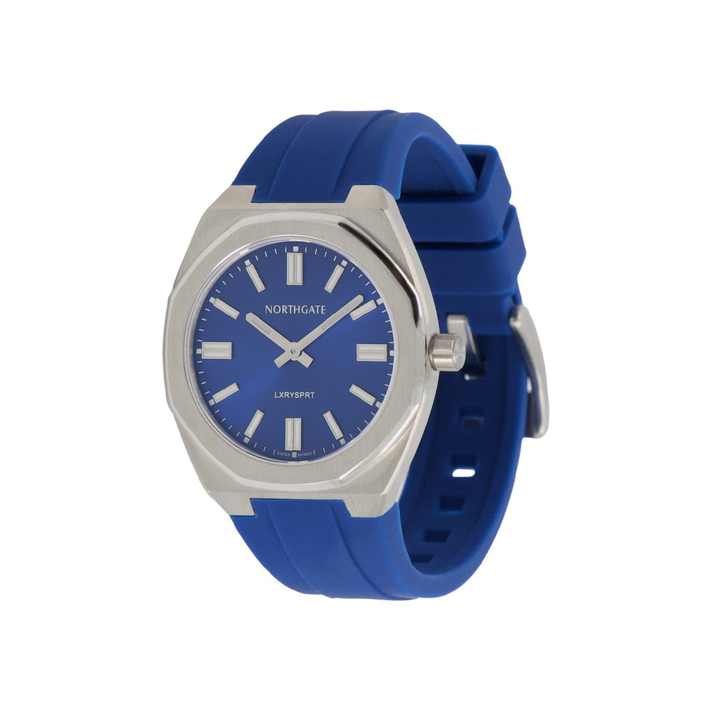 Northgate Club34 Mucata Blue rubber strap - Blue Ocean Europe BV