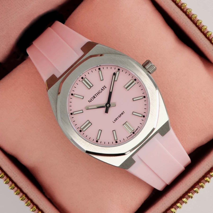 Northgate Club34 Perfect Pink rubber strap - Blue Ocean Europe BV