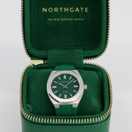 Northgate Club34 Vesper Green rubber strap (steel buckle)