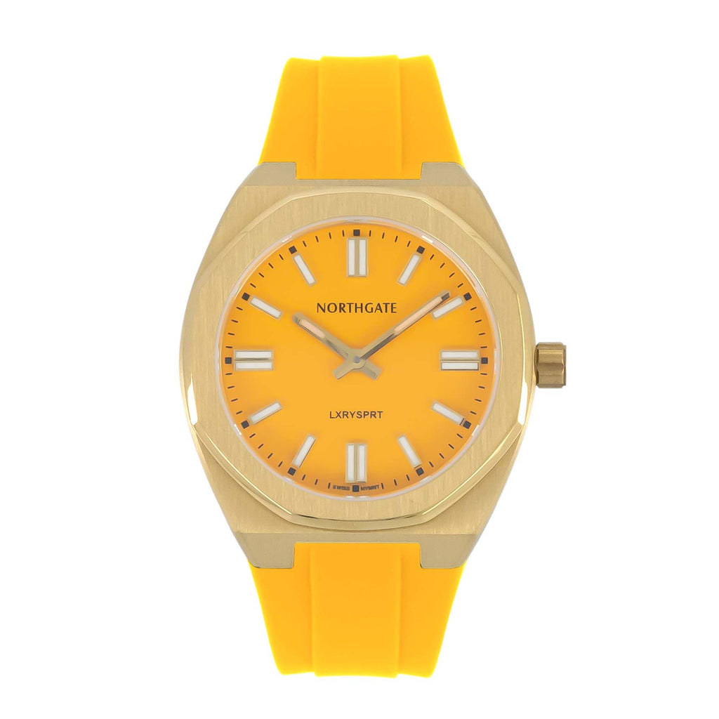 Northgate Club34 Yuma Yellow rubber strap - Blue Ocean Europe BV